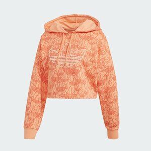 Adidas Hoodie Women Original Sweatshirt Coral